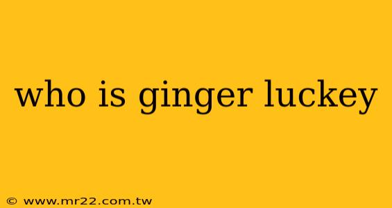 who is ginger luckey