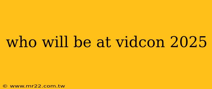 who will be at vidcon 2025